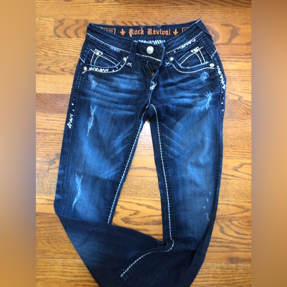 ROCK REVIVAL Jeans Capri  Size 29